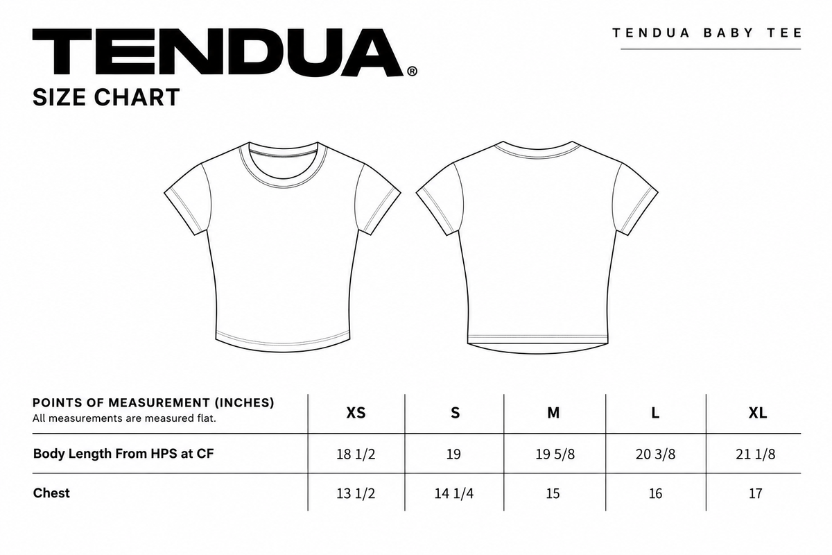 TENDUA BBY TEE BLK