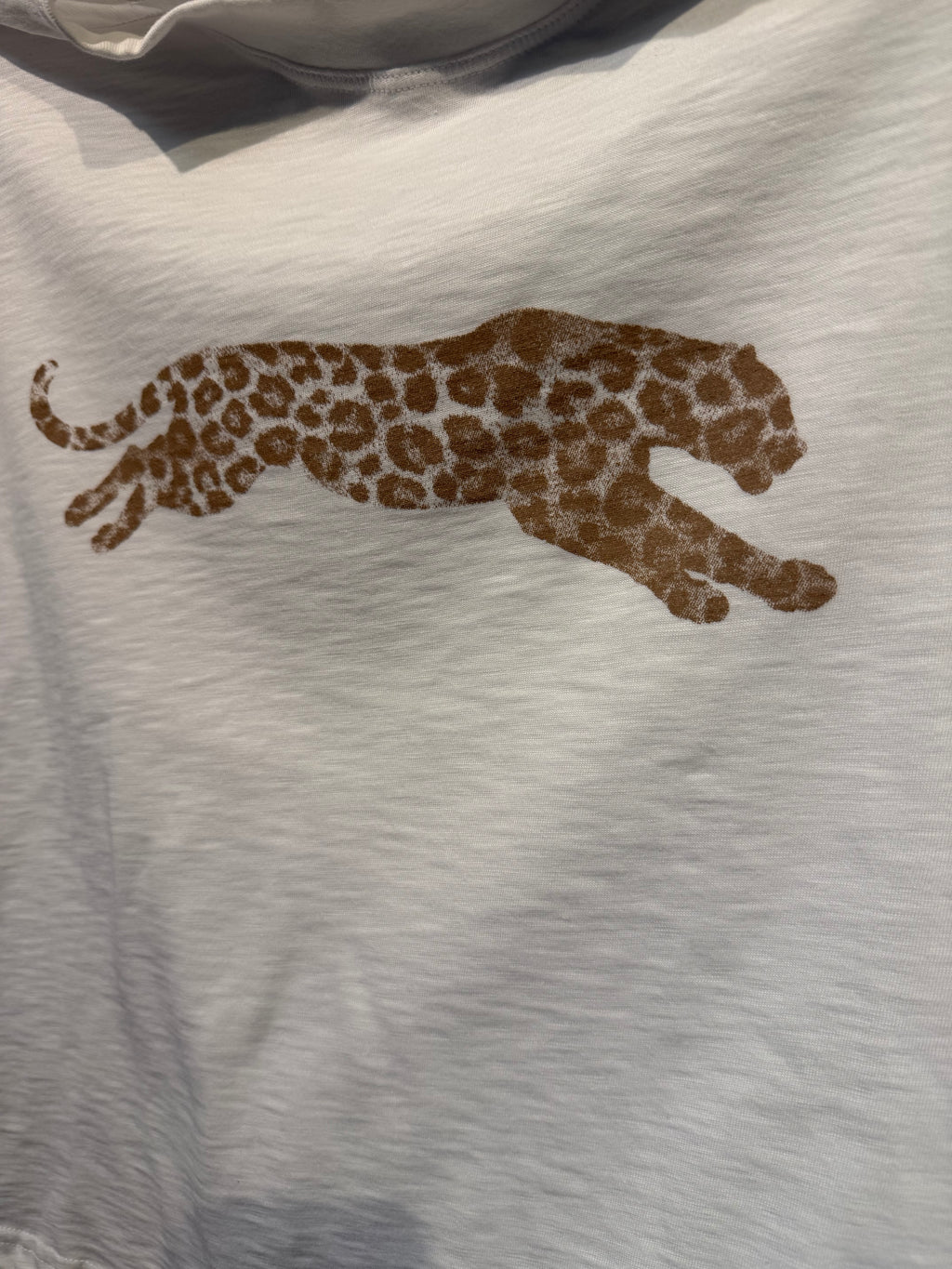 TENDUA SLUBBED CROP TEE BRWN
