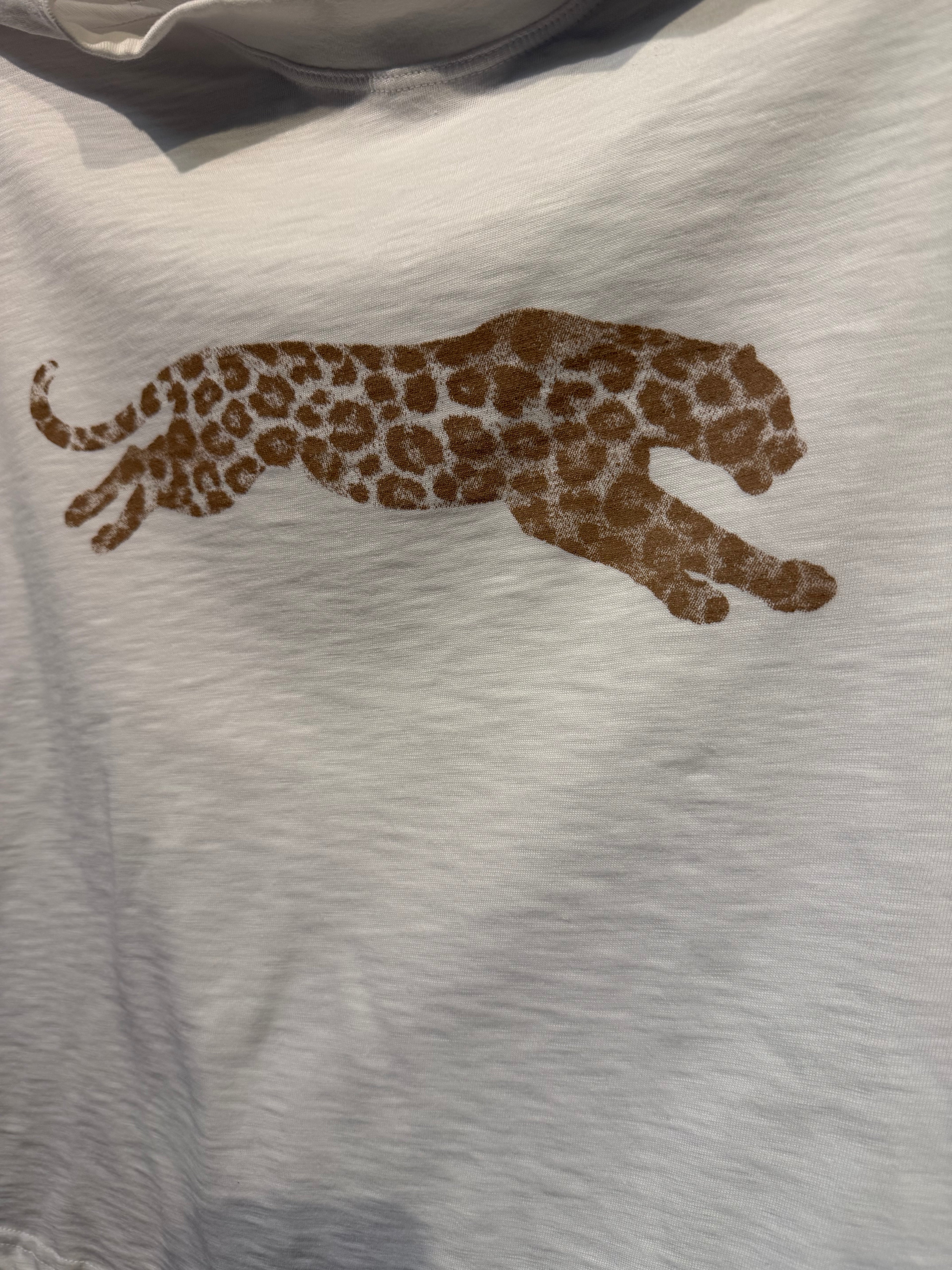 TENDUA SLUBBED CROP TEE BRWN
