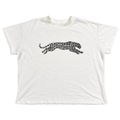 TENDUA SLUBBED CROP TEE BLK