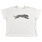 TENDUA SLUBBED CROP TEE BLK